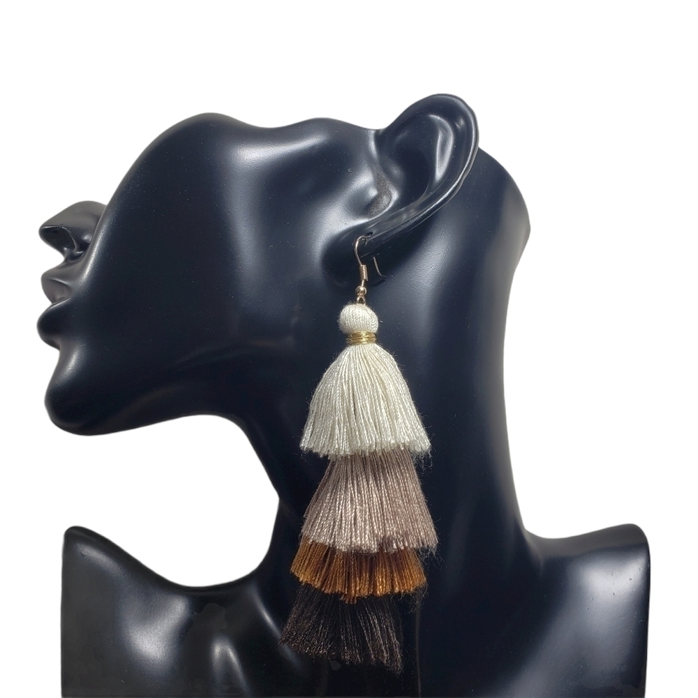 Fashion Jewelry French Hook Tassel Earrings